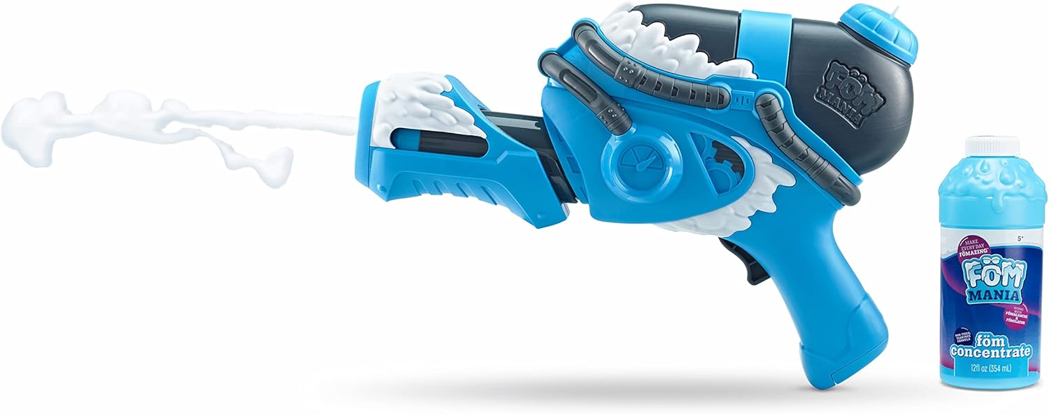 Fom Mania Fomilator Foam Blaster|Non Toxic Kid Powered Foam Line|Amazon Exclusive Set with Bonus 16oz of Foam Concentrate Refills to give You 400 blasts|Toy for Parties, Birthdays, Outdoor Fun