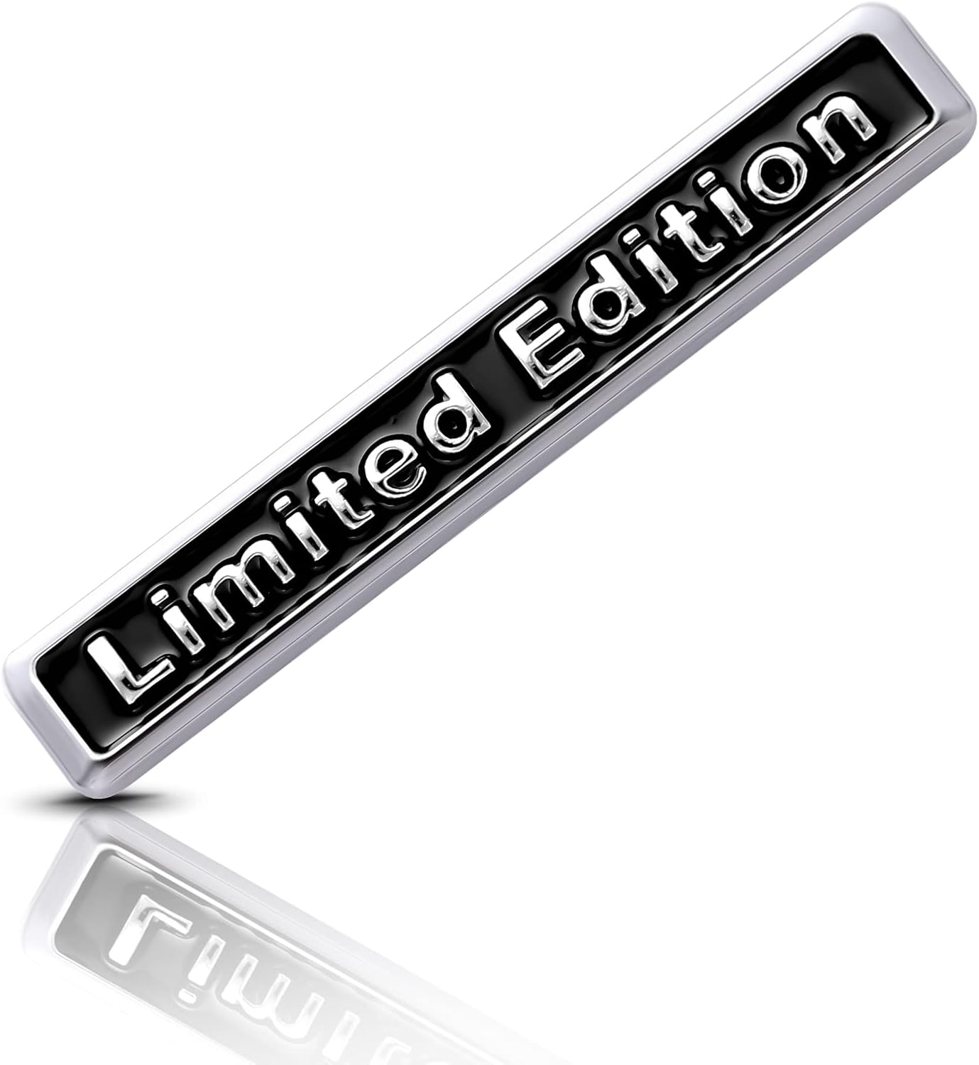 Grevosea 3D Car Limited Edition Logo Stickers Silver Metal Car Stickers Emblem Badge Car for Auto Moto Motorcycle Windows Door PC Tablet Laptop Accessories Tuning Gift