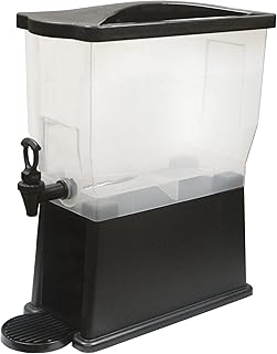Winco Slim 3 Gallon Beverage Dispenser with Base