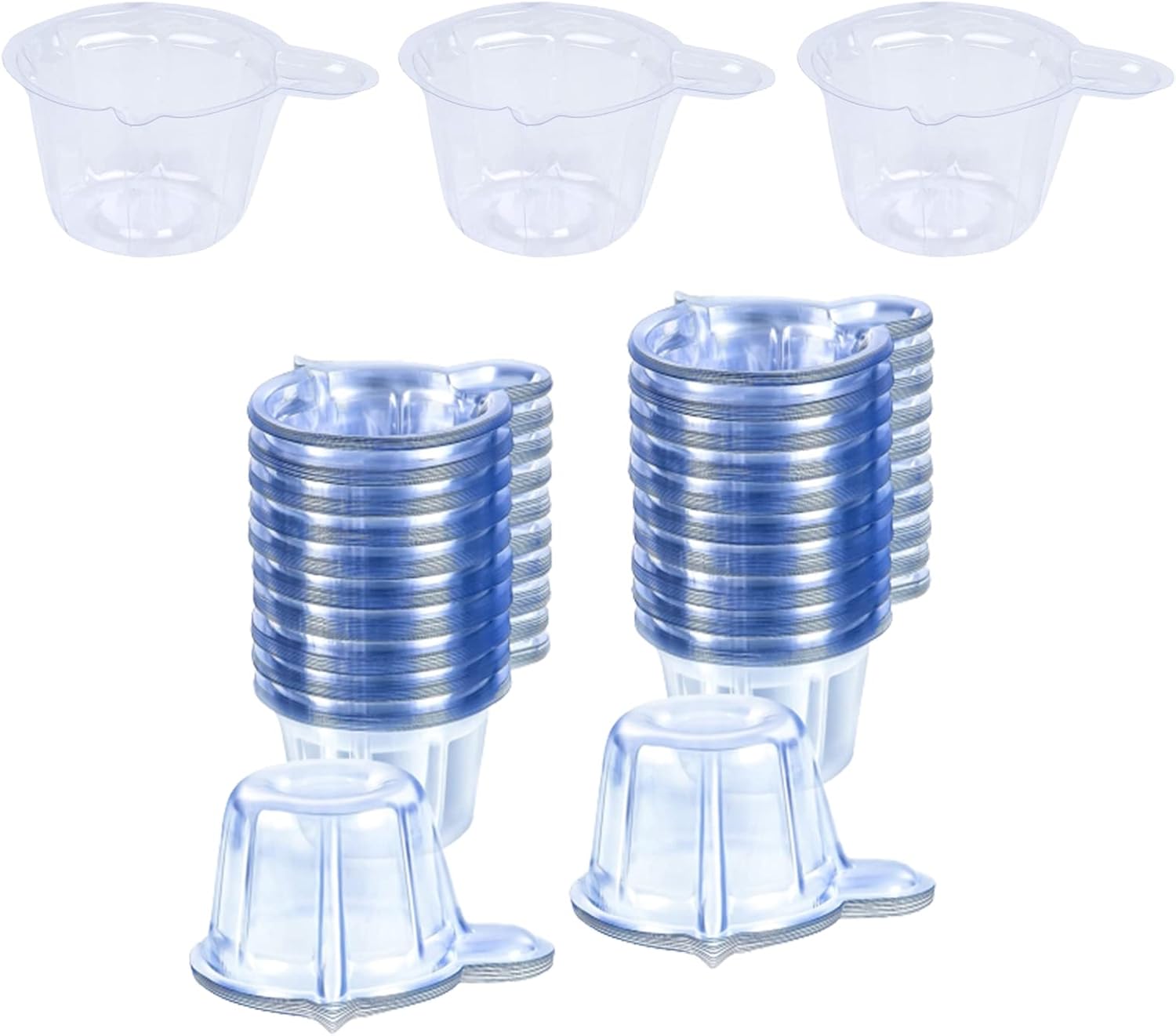 200 Pcs Plastic Disposable Urine Collection Cups 40 ML Plastic Urine Specimen Cups Ovulation Test Urine Specimen Cups for HCG Pregnancy Test