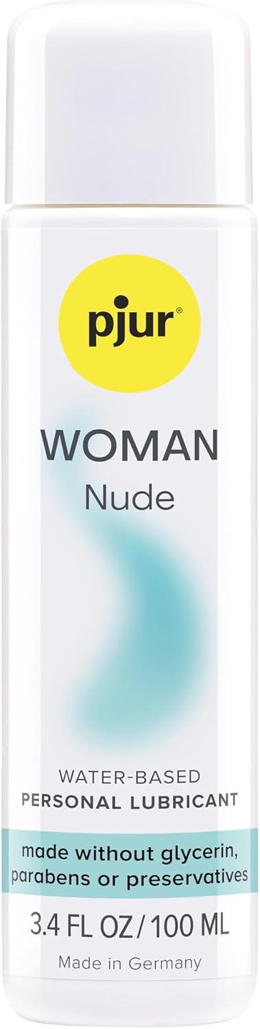 pjur Woman Nude Water-Based Lubricant for Sensitive Skin, 3.4 fl oz