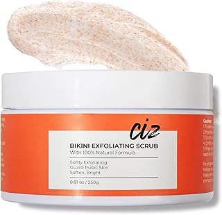 Bikini Area Exfoliator, Exfoliating Scrub for Bikini Area, Ingrown Hair Treatment for Bikini Area, Razor Bump Treatment for Bikini Area, Sugar Scrub for Bikini Area, Shaving Exfoliator Scrub for Women