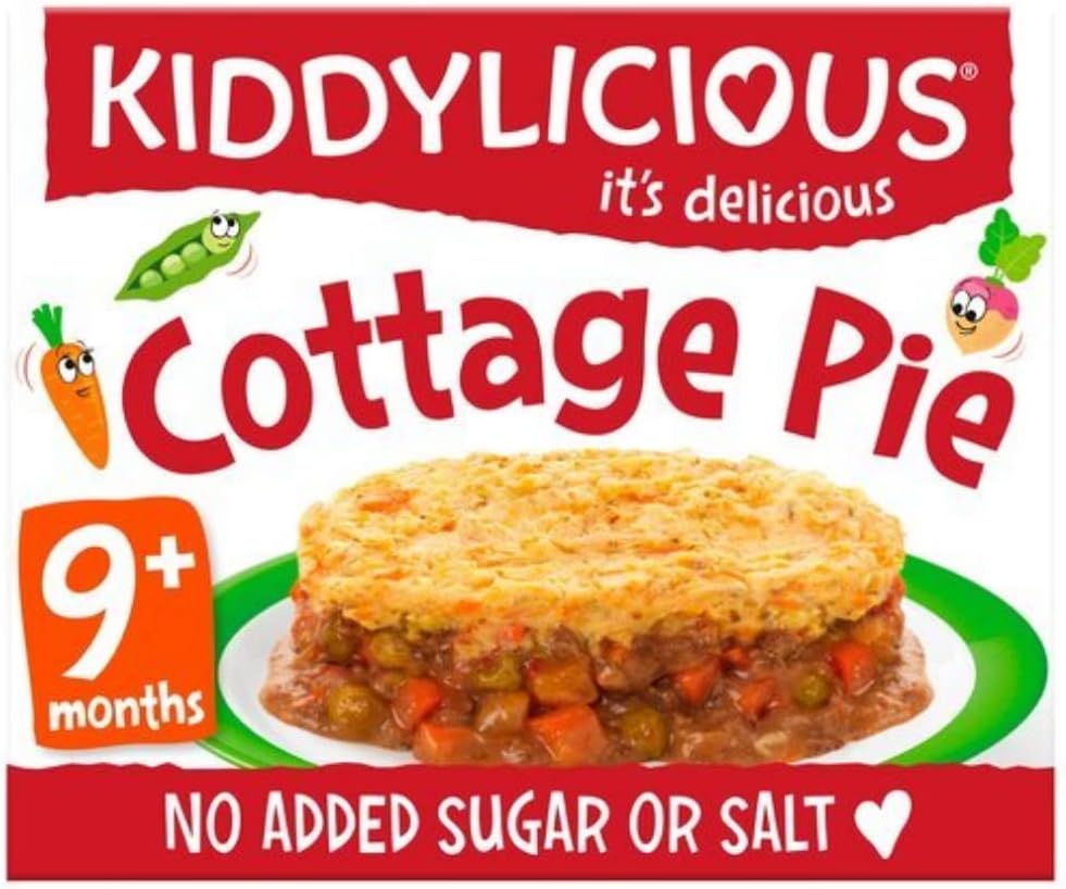 Kiddylicious Cottage Pie with Veggie Mash 180gr x 5 Pack