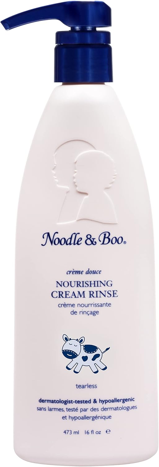 Noodle & Boo Sibling Size Nourishing Cream Rinse for Baby, Conditioner and Detangler, 16 Fl Oz