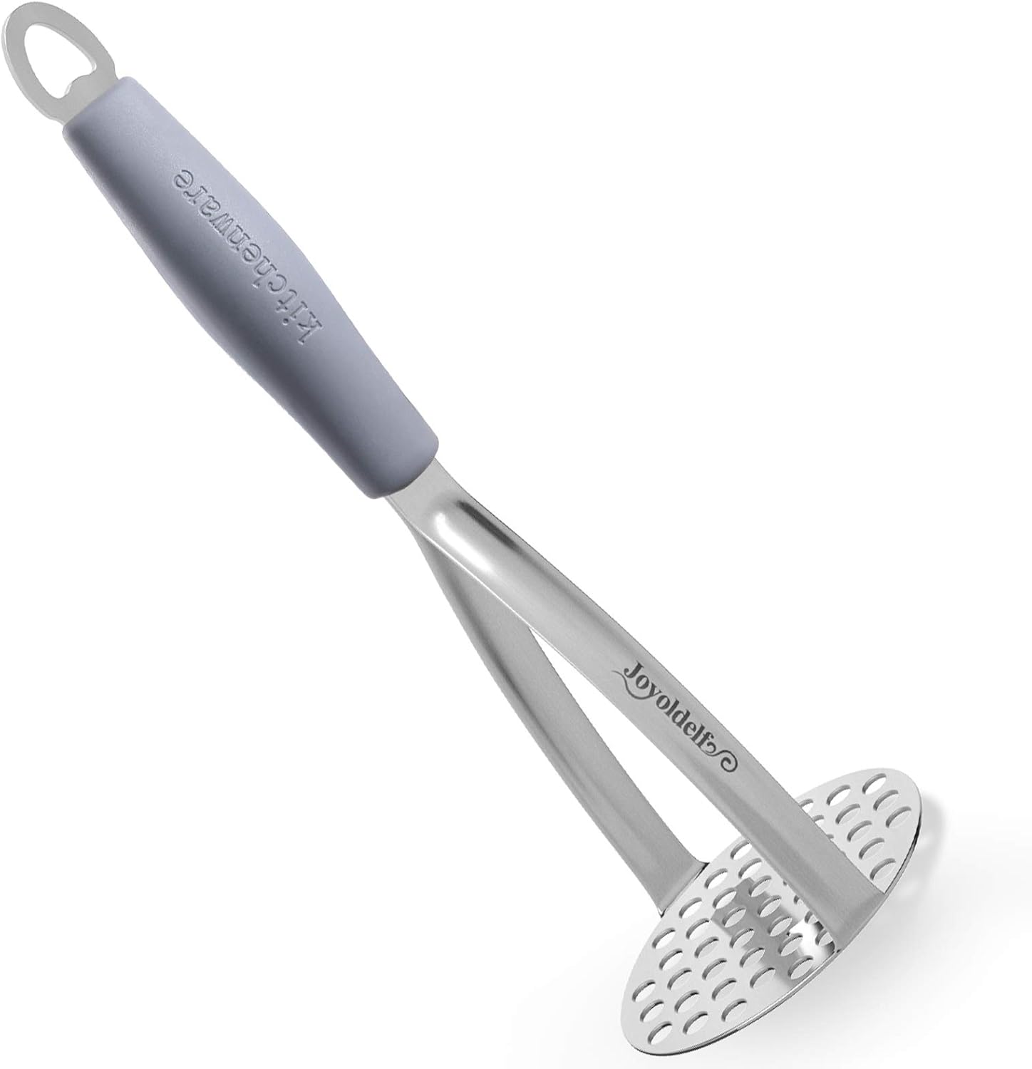 Potato Mashers, Joyoldelf Potato Masher Stainless Steel, Masher with Non-Slip Handle, Fruit & Vegetable Baby Food Masher