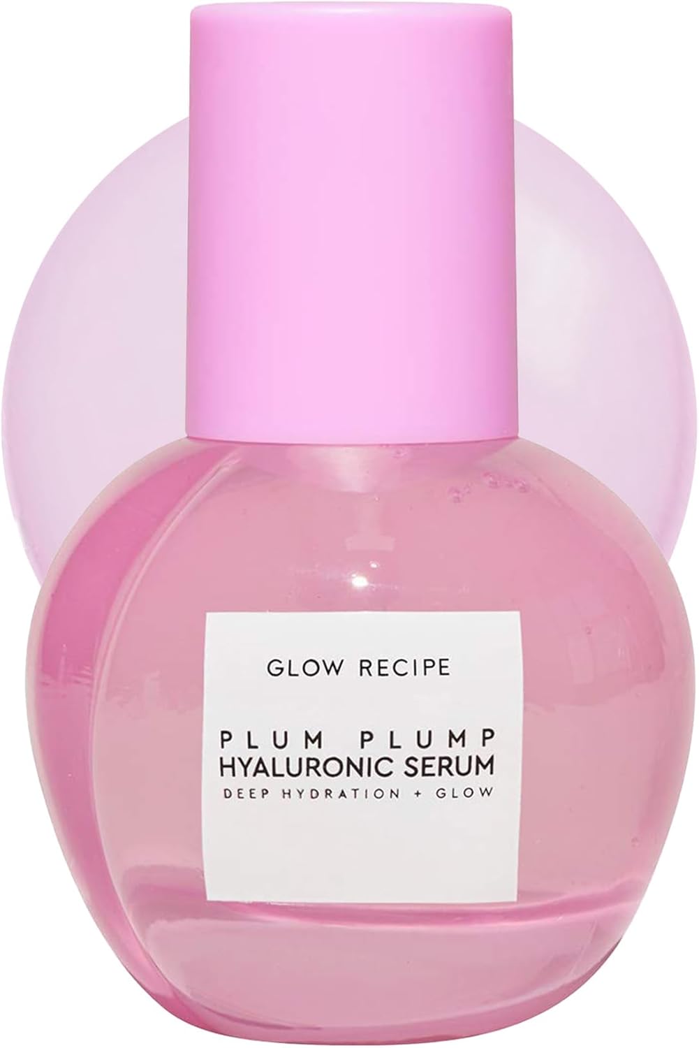 Glow Recipe Plum Plump Hyaluronic Acid Skin Care Serum - Hydrating Skincare + Face Serum for Women & Men with Antioxidant Plum + Vitamin B5 to Repair Skin Barrier & Lock-In Facial Hydration (30ml)