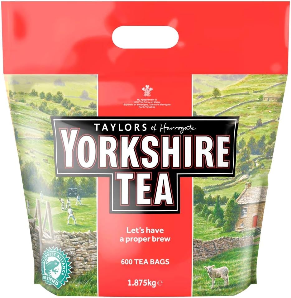 Yorkshire Tea Bags, 1.875 kg (600 Teabags)