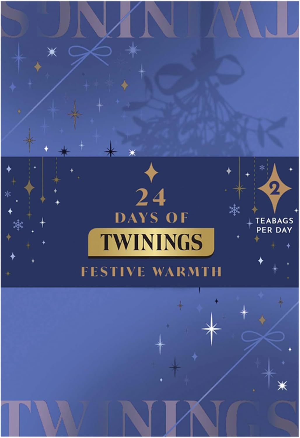 Twinings Luxury Advent Calendar 2024 Premium Tea Selection | 48 Tea bags | 24 Delightful Green & Herbal Infusion Tea Bags