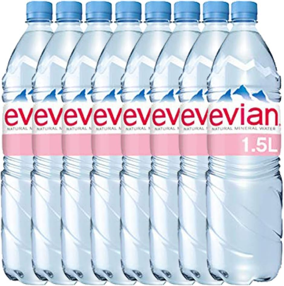 Eviaan 1.5L Water Bottle Pack of 8