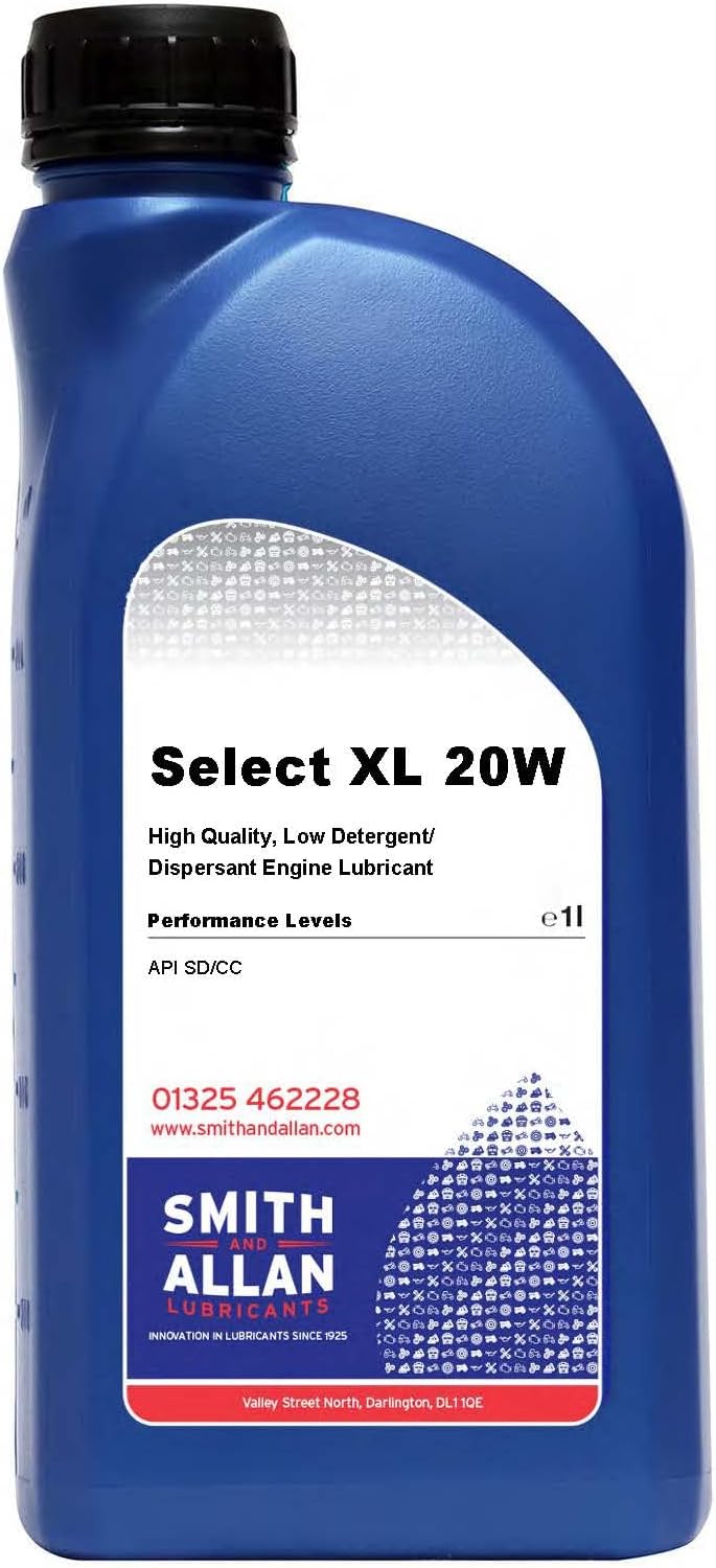Classic SAE 20 Low Detergent Mineral Engine Oil 20W Vintage Motor Oil 1 Litre 1L