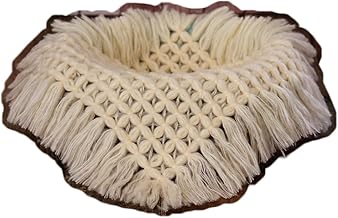 Zeroest Newborn Photography Baby Posing Layer Props Basket Filler Stuffer Mini Blanket Photoshoot HandKint Photo Wool Wrap (Beige)