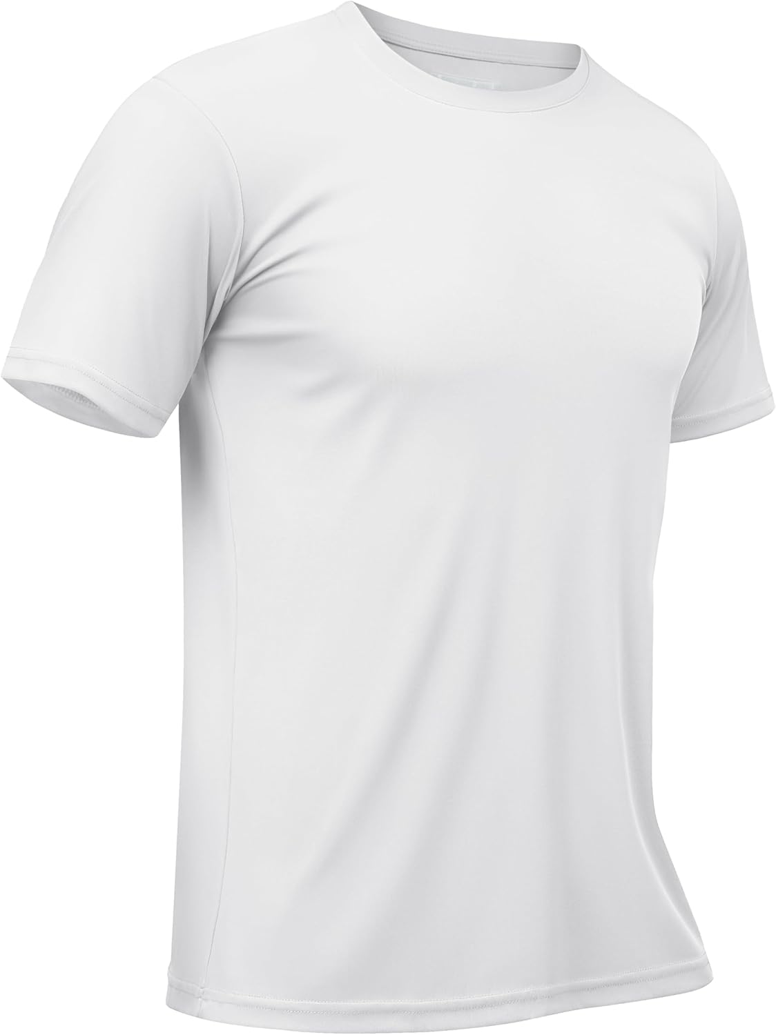 TACVASEN Men's T-Shirt Short Sleeve Swimming Tops Sun Protection Outdoor Shirts Lightweight Sport Tee Shirt