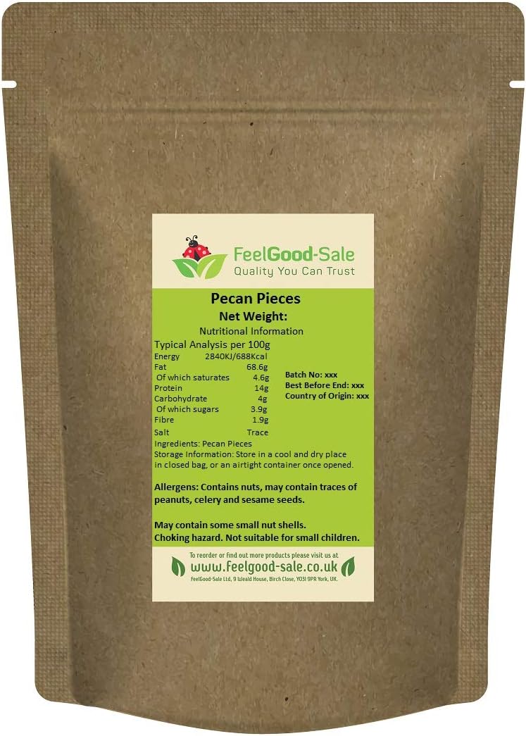 1kg USA Pecan Nuts Pieces (Value Range, Use for Cooking, Baking)