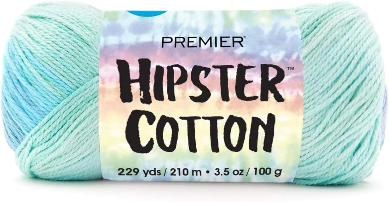 Premier Hipster Cotton, Hello Hydrangea, Light Weight, 3.5 oz, 229yds