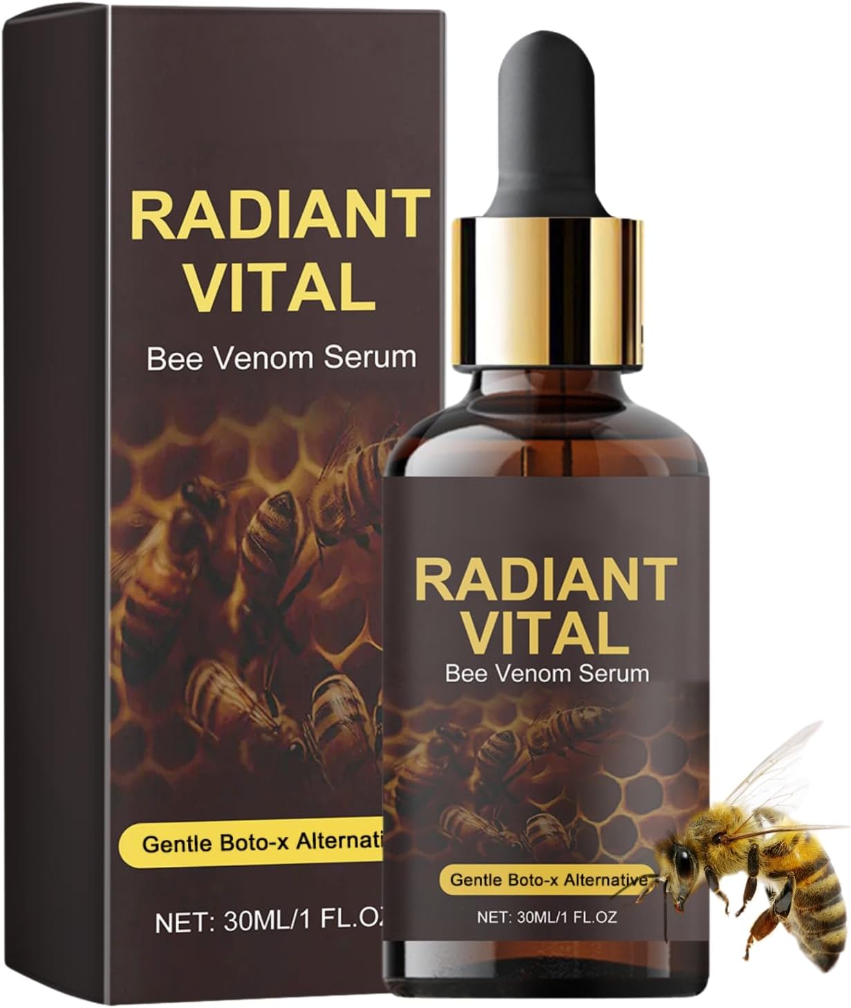 Olavitas Bo-tox Liquid Serum,Olavitas Anti Wrinkle Serum,Bee Venom Bo-tox Face Serum,Bee Venom Face Ser-um,Anti-Aging Serums with Hyaluronic Acid & Niacinamide,Dark Spot Correcting Glow Serums