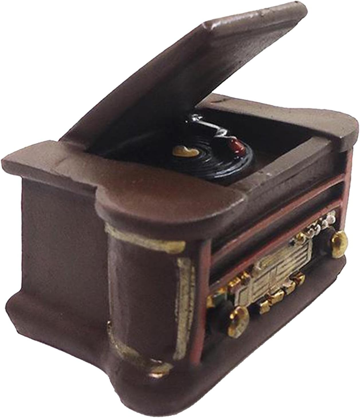 Baoblaze Retro Dollhouse Turntable Decorative Instrument Accessories in 1:6 Scale