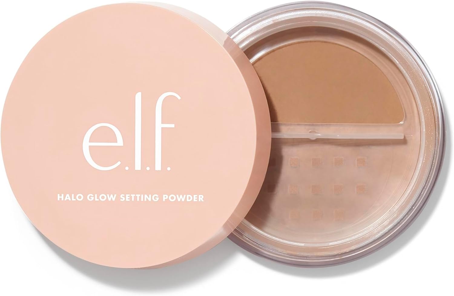 e.l.f. Halo Glow Soft Focus Setting Powder, Light & Silky Setting Powder For Creating Soft Glow Without Shine, Smooths Pores & Fine Lines, Dark