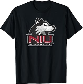 Northern Illinois University NIU Huskies Distressed Primary T-Shirt