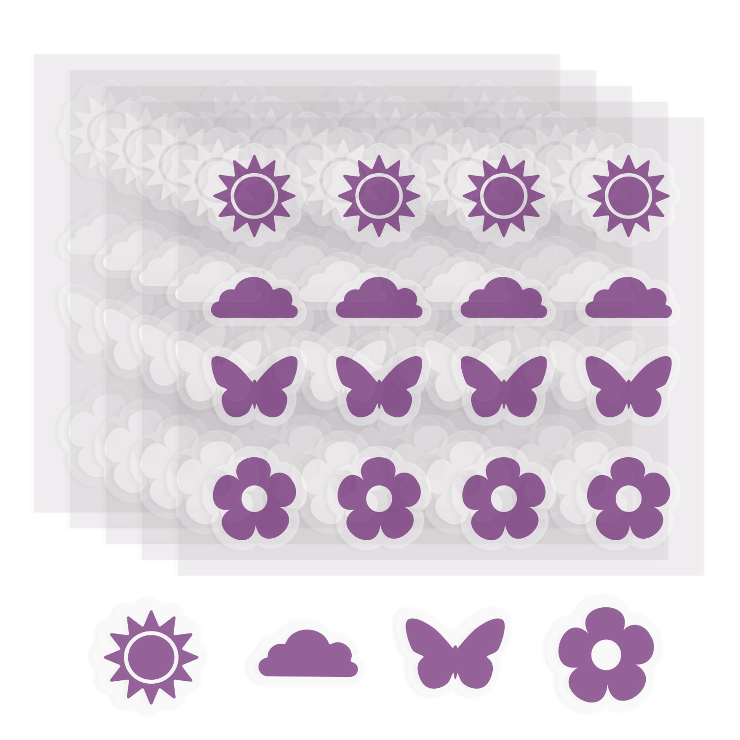 80 Pack UV Detection Stickers for Sunscreen - Sunscreen Dots UV Stickers for Kids Adults - Waterproof Sun Protection UV Sunblock Patch SPF Sensing Spots Patches for Reapplying Reminder (Summer/80pcs)
