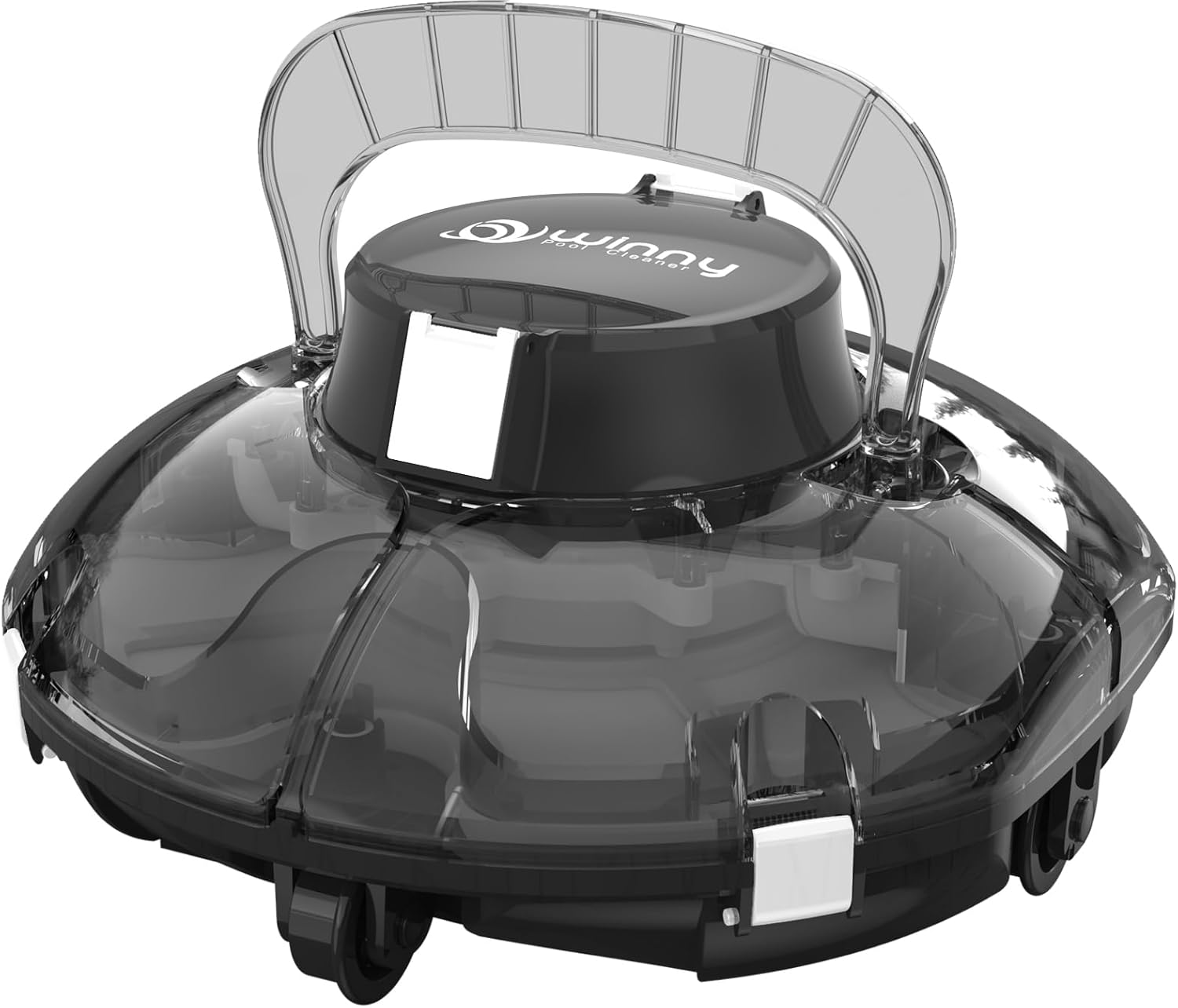 Cordless Robotic Pool Vacuum, Self-Parking Technology, Portable, Ideal for Above-Ground Flat Pool up to 645 Sq. Ft