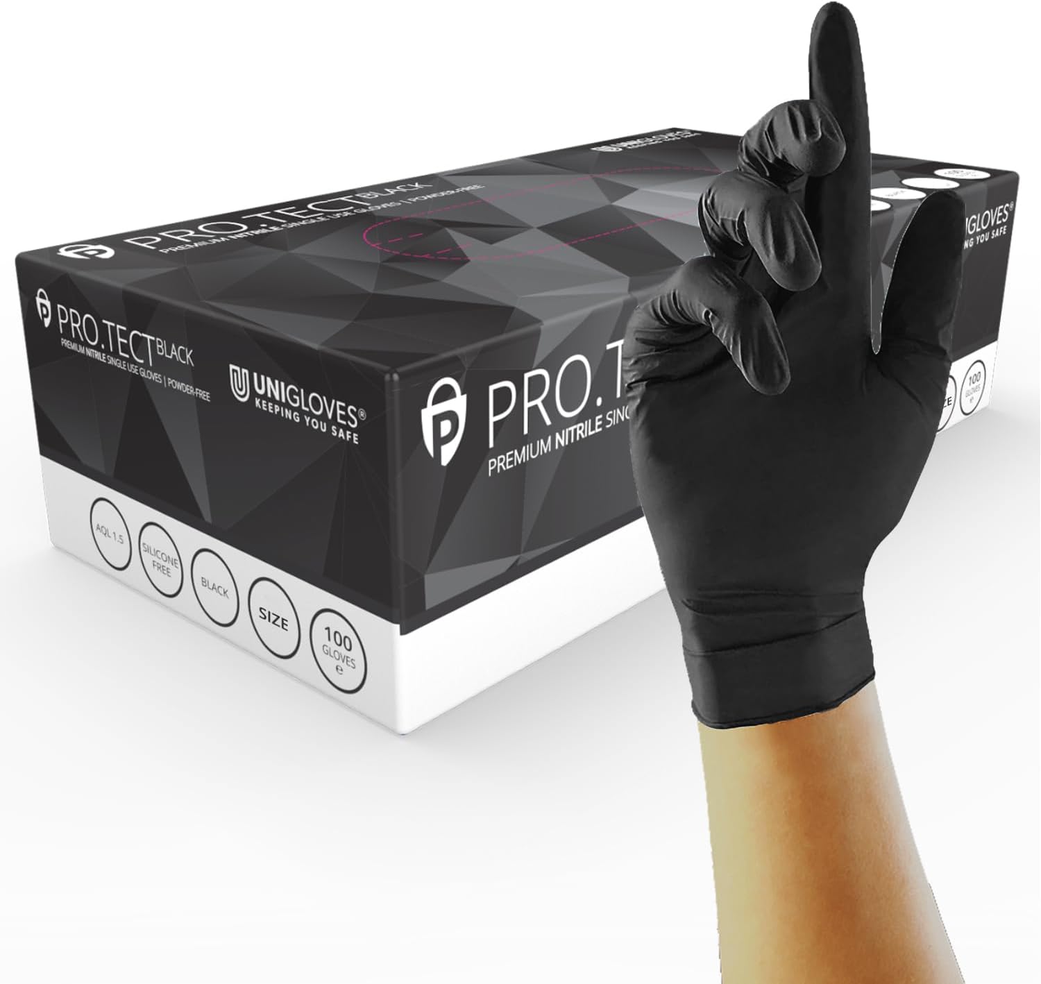 UNIGLOVES PRO.TECT Black GA0042