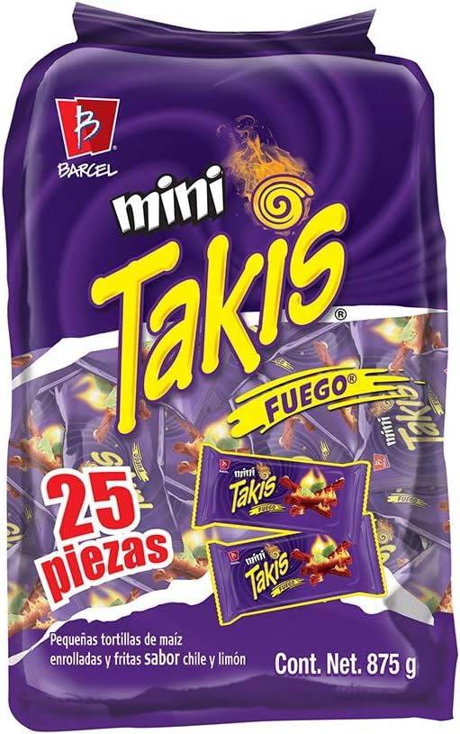 Takis Fuego (Mini, 1 pkg of 25 pcs) by Barcel
