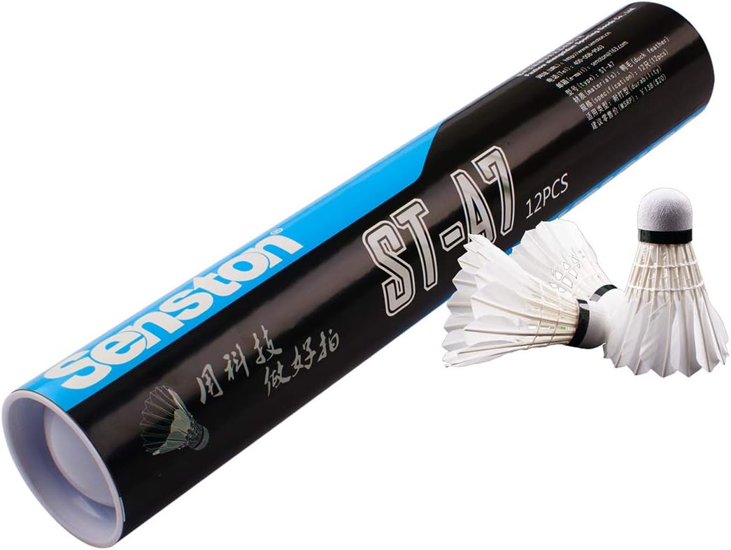 Senston A7 Shuttlecocks 12PCS Duck Feathers Badminton Ball Durability Badminton Shuttlecocks Training Badminton