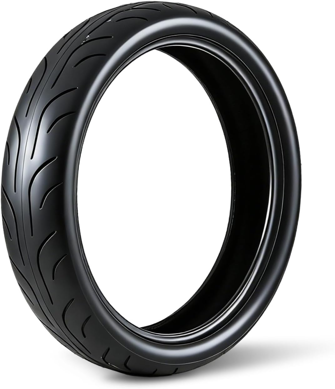 GarveeTech 120/70-17 Motorcycle Tire Front, Black Wall, 4PR 58S Tubeless Street Tire for Sport & Street Bike, High Performance, Enhanced Grip & Handling