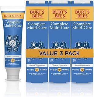 Burt's Bees Toothpaste Complete Multi Care, 4.7 oz, Pack of 3