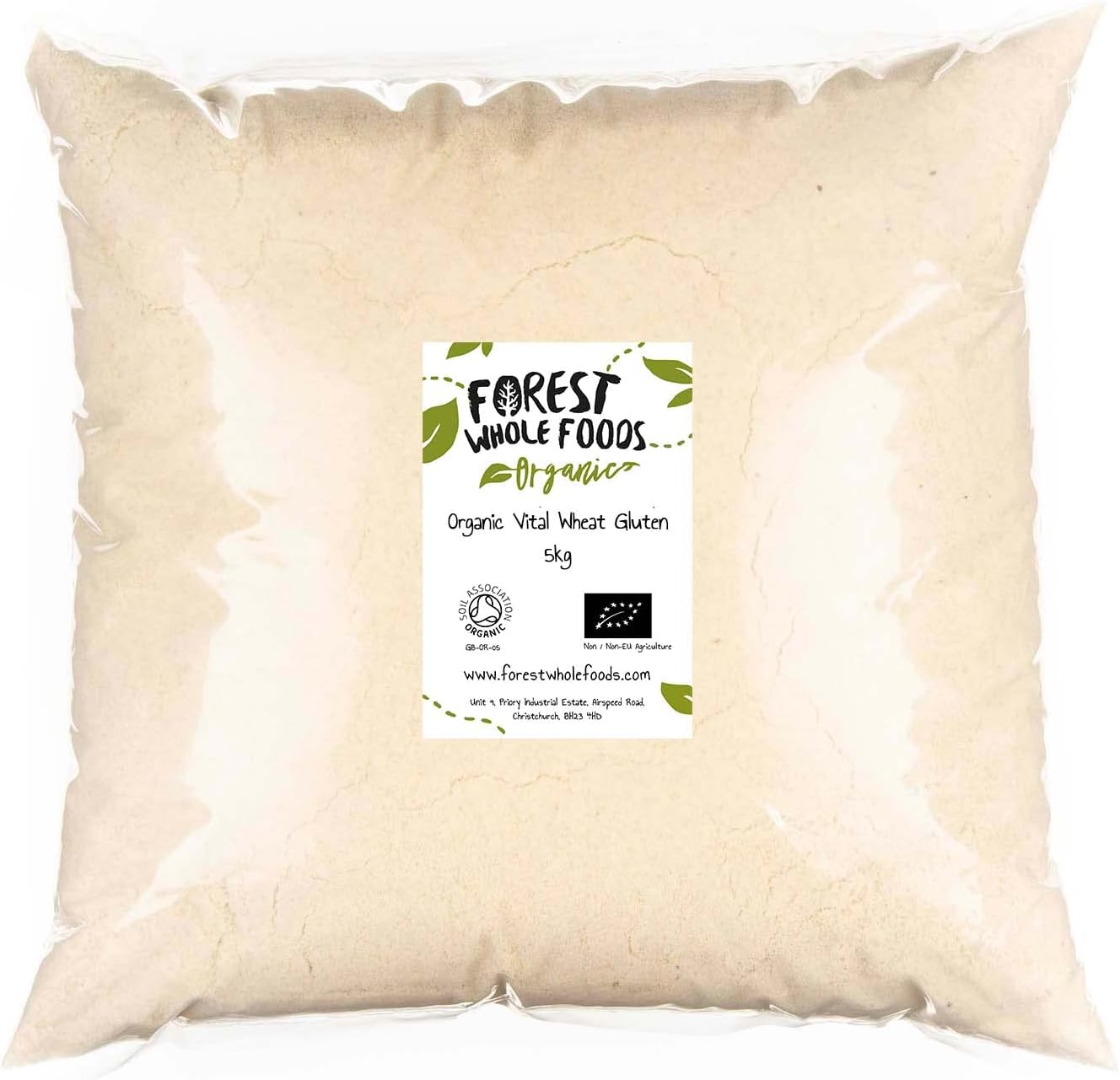 Organic Vital Wheat Gluten Flour - Forest Whole Foods (5kg)
