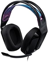 Logitech G335 Wired Gaming Headset, with Flip to Mute Microphone, 3.5mm Audio Jack, Memory Foam Earpads, Lightweight, Compatible with PC, PlayStation, Xbox, Nintendo Switch - Black