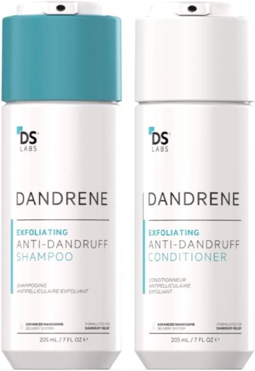 Dandrene Dandruff Shampoo and Conditioner Bundle - Anti-dandruff Shampoo and Conditioner for Men and Women - Moisturizer for Hair and Scalp - A must-have Toiletries - 205 ml