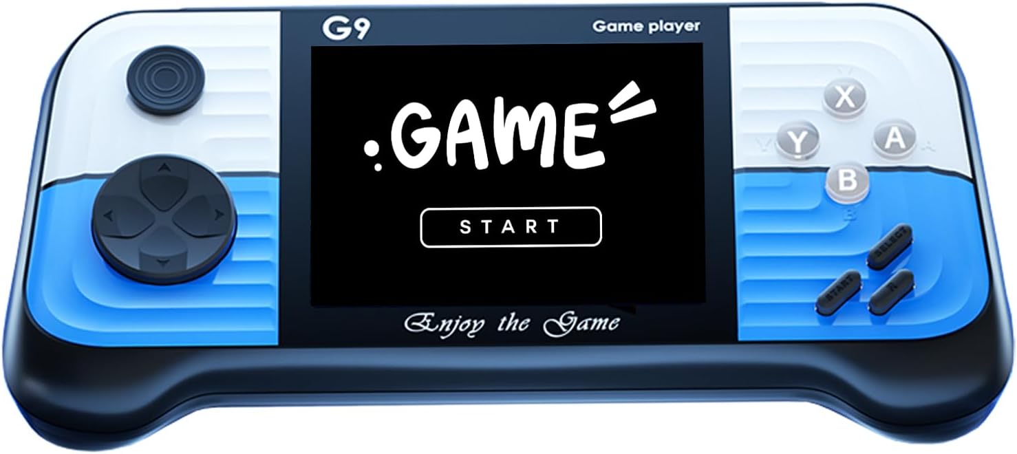 Handheld Game Console Built-in 400 Retro Games, Travel-friendly Gaming Console with Long Battery Life, Plug and Play Video Game Console for Kid, Handheld Video Game Console for Boys Girls