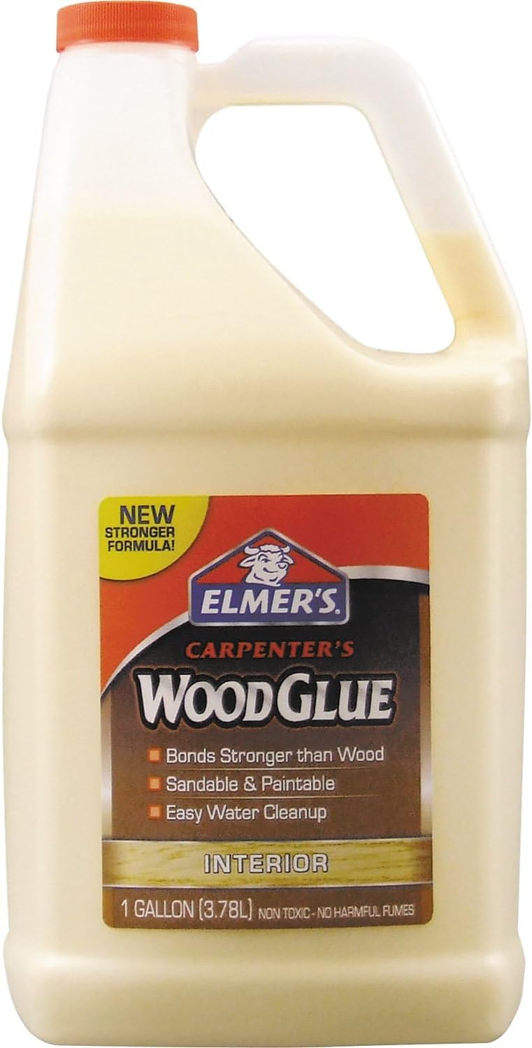 Elmer's E7050LMR Carpenter's Wood Glue, 1 Gallon
