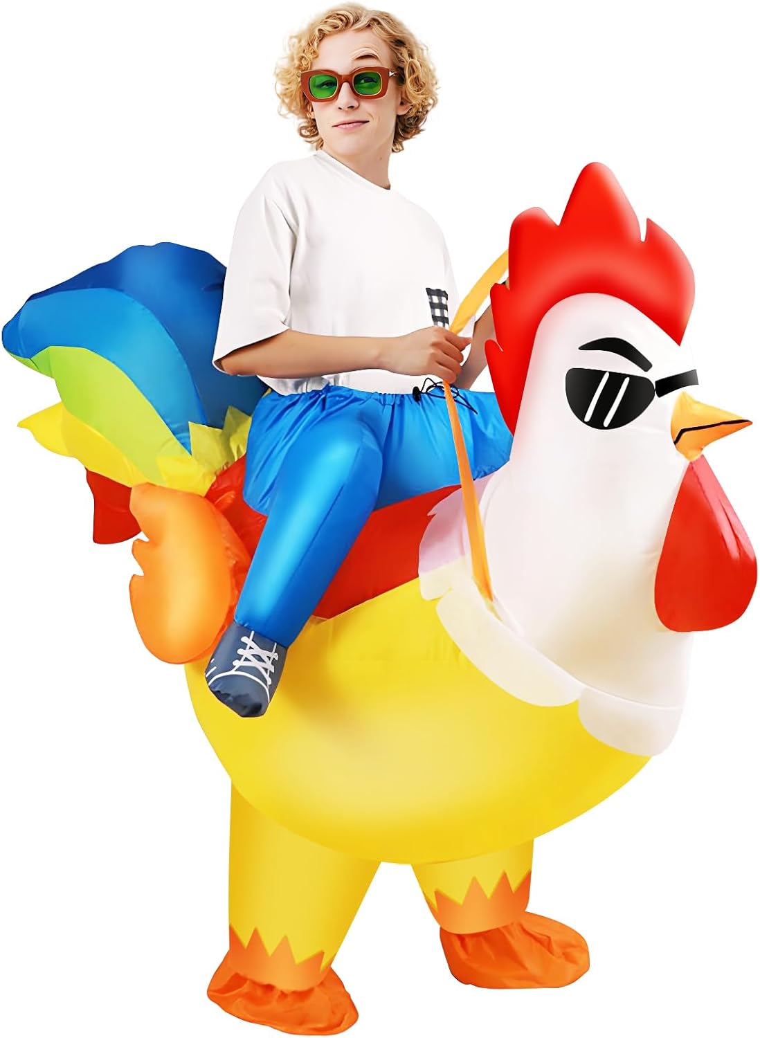 MIAOKE Inflatable Costume, Halloween Costumes Adult Inflatable for Men Women, Blow up Funny Fancy Dress