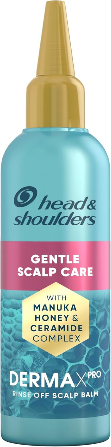 Head & Shoulders DermaXPro Gentle Scalp Care Treatment 145ml with Manuka Honey and Ceramide Complex. Protects Dry Skin and Boosts Scalp Hydration for Up to 72H. Lightweight Feel