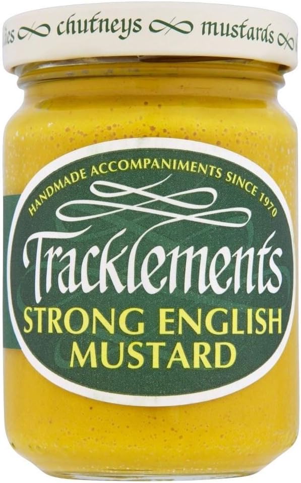 Tracklements Strong English Mustard (140g) - Pack of 2