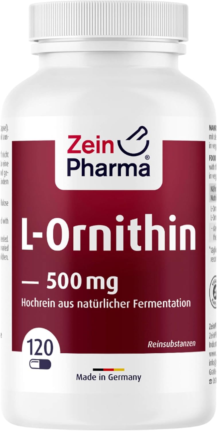 L-Ornithine, 500mg - 120 caps