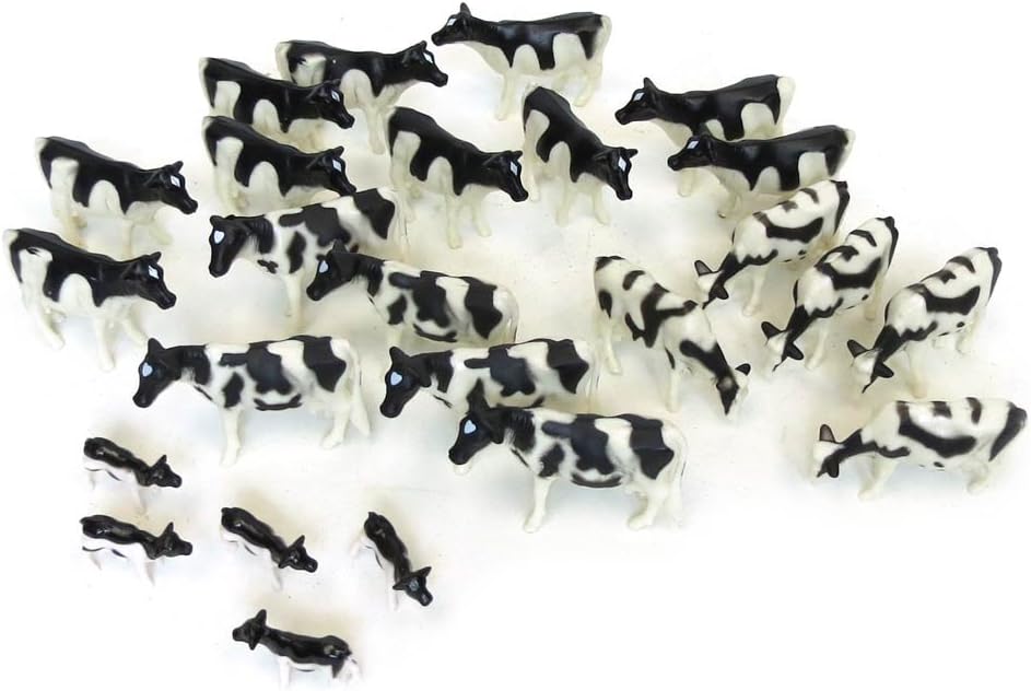 ERTL 1/64th 25 Pack of Holstein Cattle ZFN12662