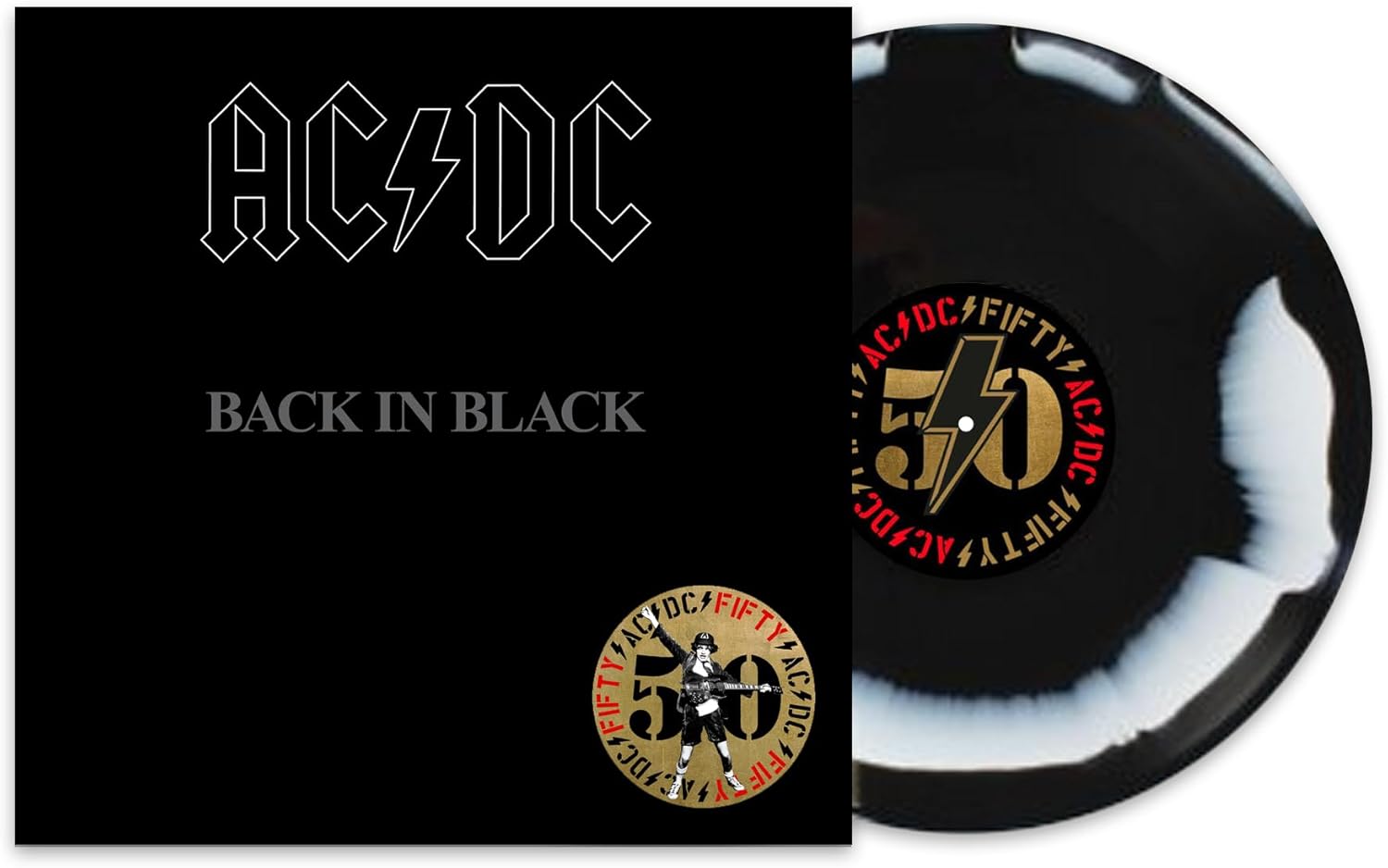 Back In Black: 50th Anniversary - Black & White Marble
