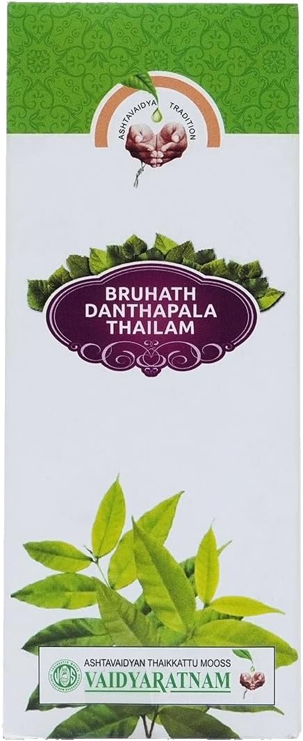 Vaidyaratnam Bruhath Danthapala Thailam pack of 2 (2 200ml)