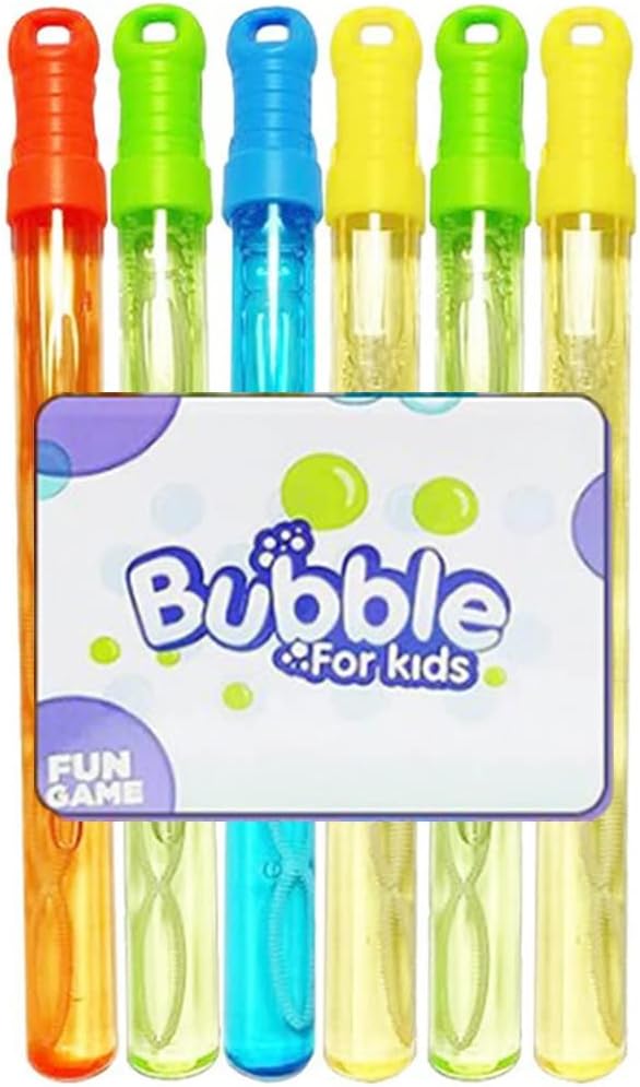 Ram® 6 x Giant Bubble Wand Sword Kids Childrens Bubble Maker Sticks Garden Party Toy 700ML
