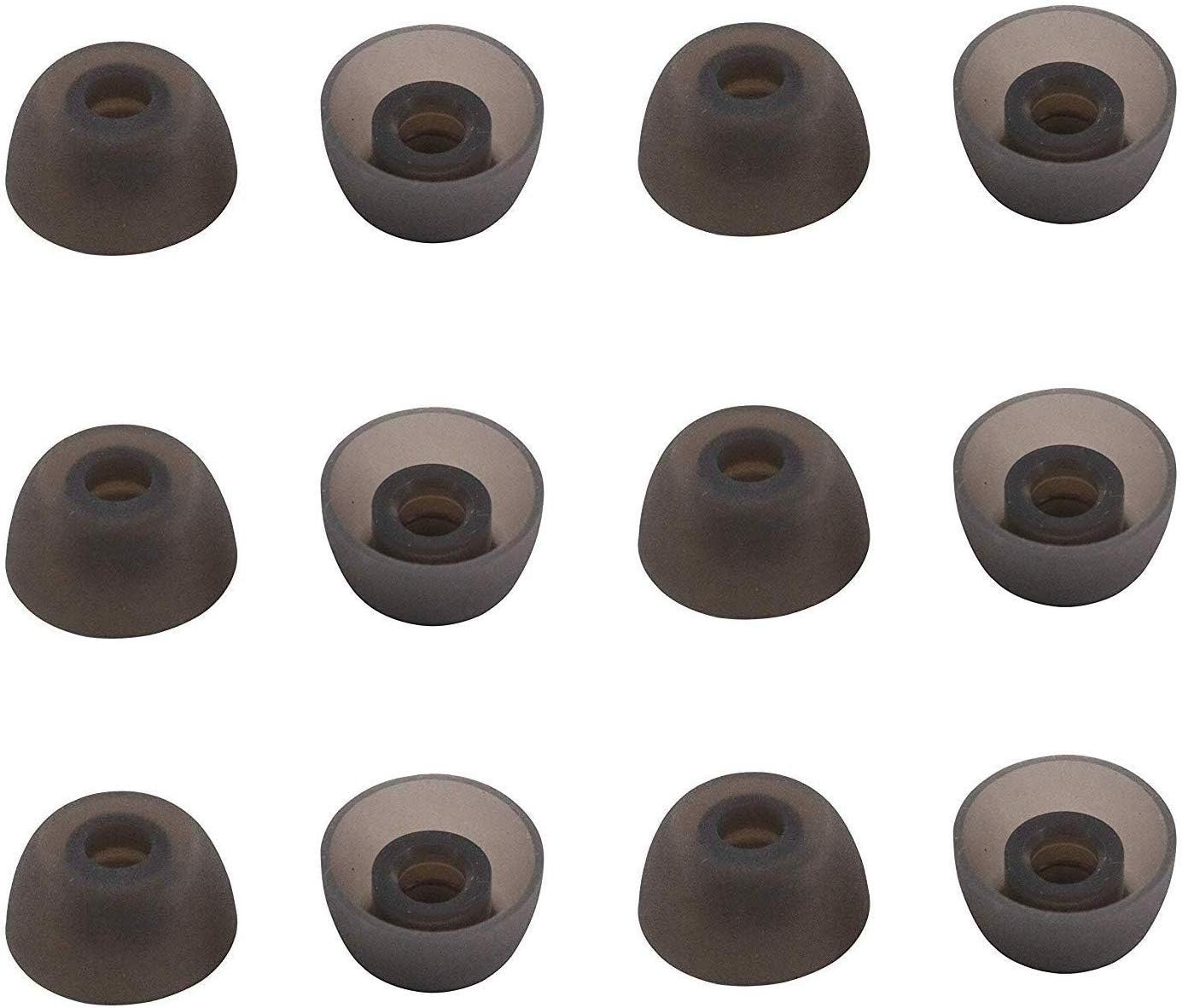 ALXCD Ear Tips Compatible with Jabra Elite 75t Headphone, 6 Pairs Replacement Silicone Tips, Compatible with Jabra Elite 75t/ 65t/ Active/ 7 Pro/Elite 3/ Elite 4, M