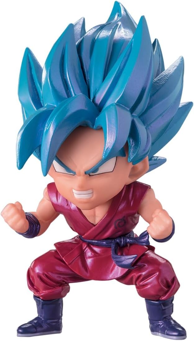 Chibi Masters Bandai Dragon Ball Goku Kaio-Ken Figure | 8cm Mini Collectable Toy With Window Box Based On Dragon Ball Manga And Anime | Anime Figures Make Great Gifts