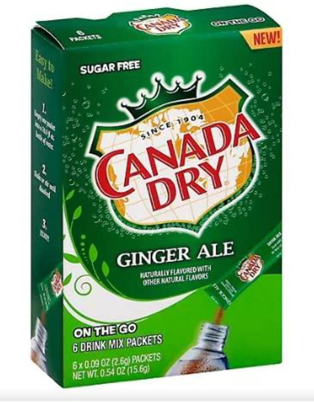 Canada Dry Ginger Ale singles to go