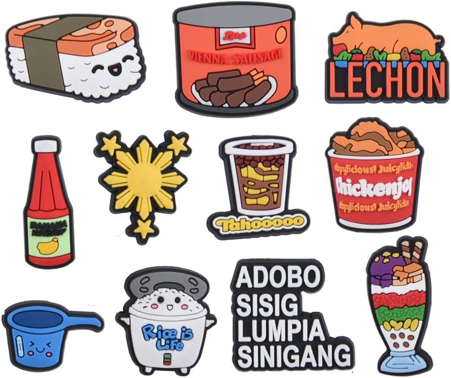 Lot of Fast Food Shoes Charms Men Women Shoe Decoration Accessories For Boys Girls Adult Party Favor