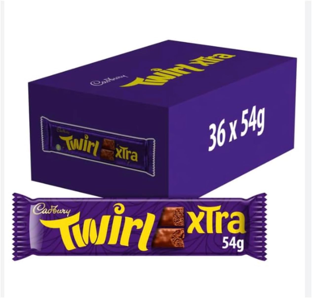 Wowboxme Twirl Milk Chocolate Xtra 36 x 54g
