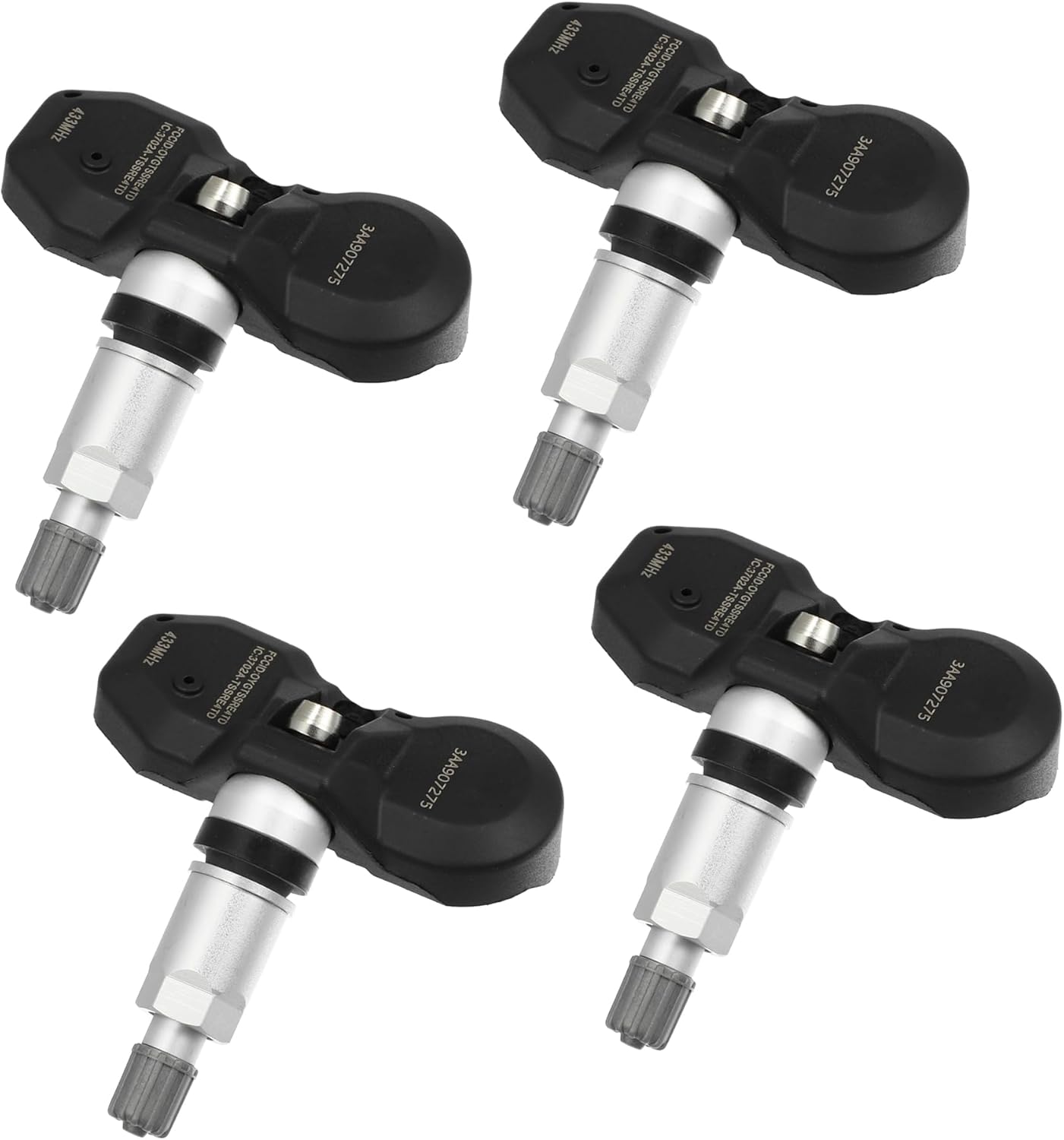 Tire Pressure Sensor 3AA907275 TPMS Sensor for Volkswagen CC 2011-2017(Set of 4)