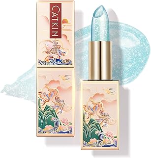 CATKIN Lip Balm Color Tinted Changing Lipstick Ultra Hydrating Lip Moistrurizer Chapstick with Vitamin E Nourishing For Cracked & Dry Lips 0.12 oz C08 Mermaid