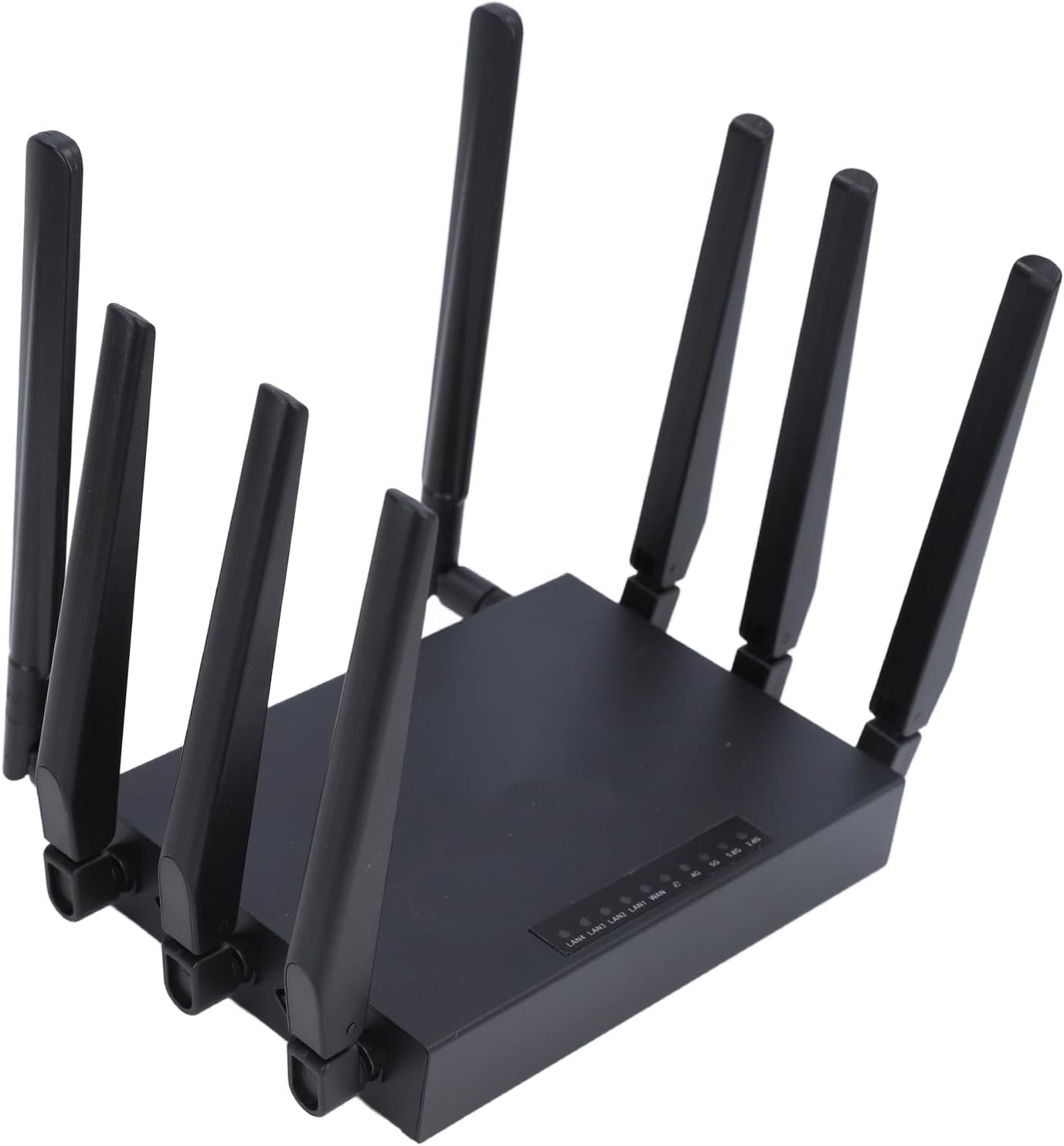 5G CPE Router, WiFi6 Dual Band Router with 8 Antennas, WiFi6 1000Mbps Gigabit Ethernet Network 5G Router (US Plug 100‑240V)